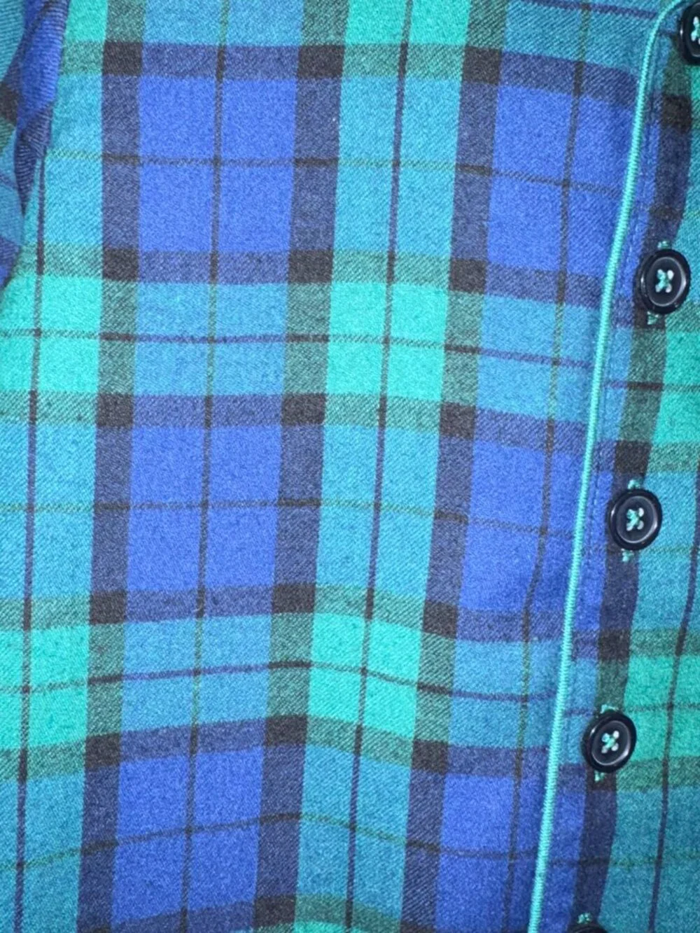 Saint Eve Kids Navy/blue Plaid Pajamas